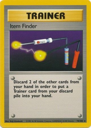 Item Finder (74/102) [Base Set Unlimited] | Dumpster Cat Games