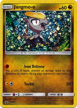 Jangmo o (SM40) (General Mills Promo) [Sun & Moon: Black Star Promos] | Dumpster Cat Games