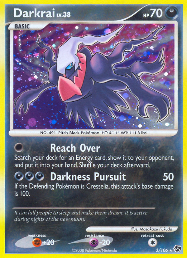 Darkrai (3/106) [Diamond & Pearl: Great Encounters] | Dumpster Cat Games