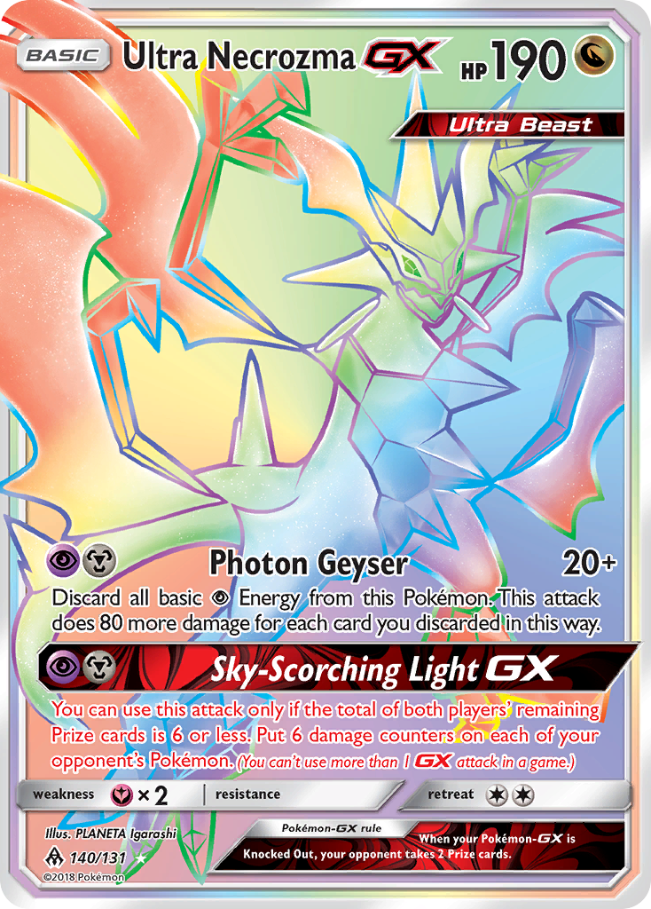 Ultra Necrozma GX (140/131) [Sun & Moon: Forbidden Light] | Dumpster Cat Games