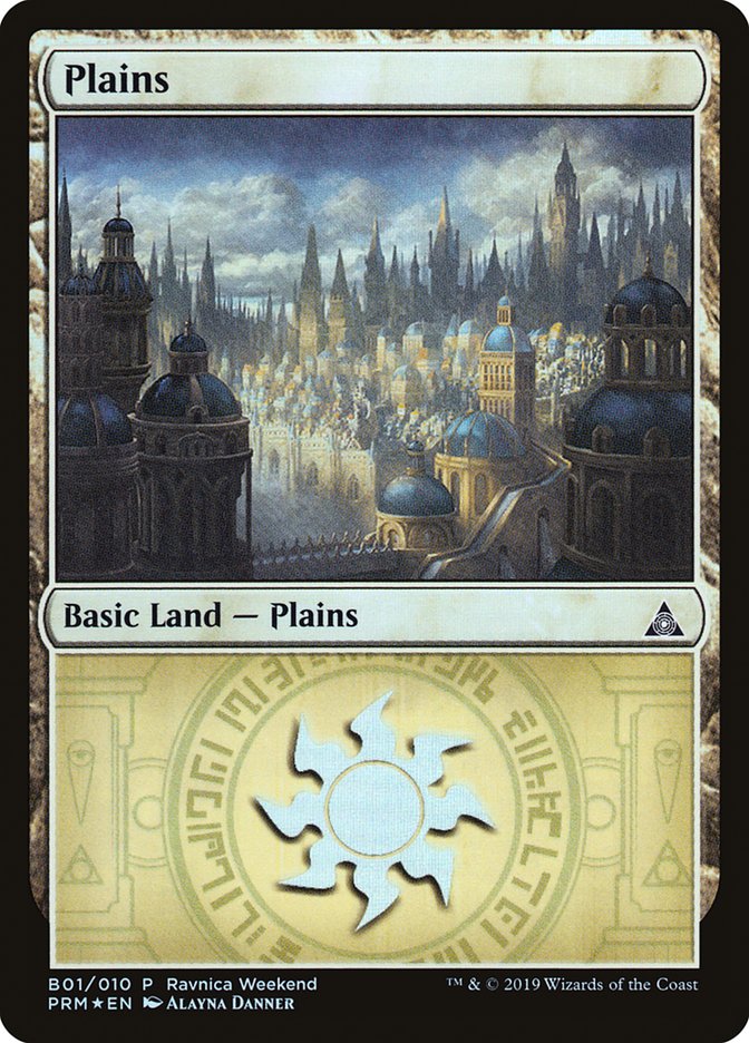 Plains (B01) [Ravnica Allegiance Guild Kit] | Dumpster Cat Games