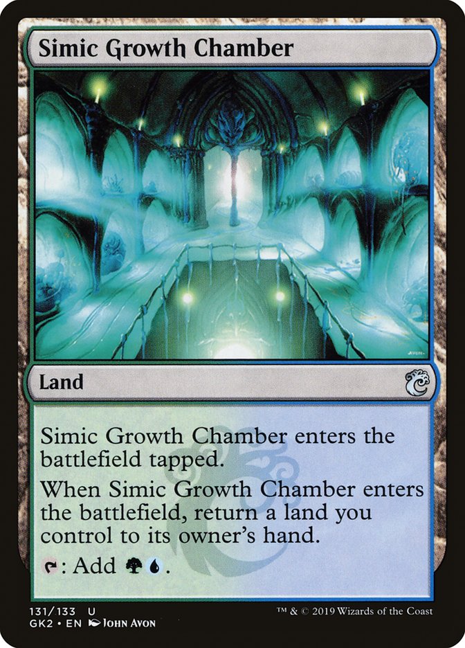 Simic Growth Chamber [Ravnica Allegiance Guild Kit] | Dumpster Cat Games