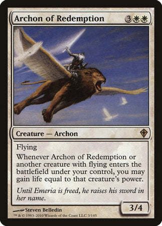 Archon of Redemption [Worldwake] | Dumpster Cat Games