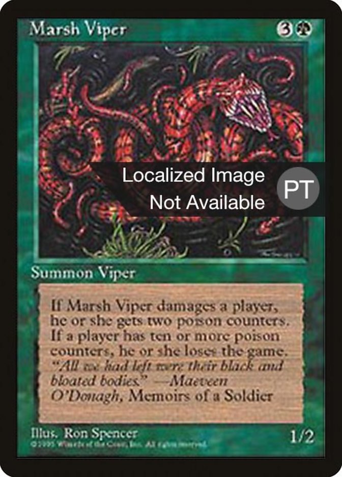 Marsh Viper [Fourth Edition (Foreign Black Border)] | Dumpster Cat Games