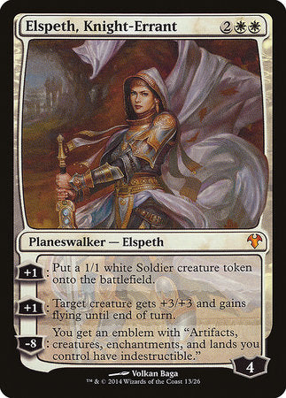 Elspeth, Knight-Errant [Modern Event Deck 2014] | Dumpster Cat Games