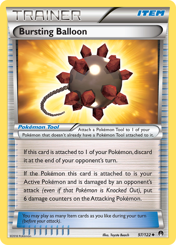 Bursting Balloon (97/122) [XY: BREAKpoint] | Dumpster Cat Games