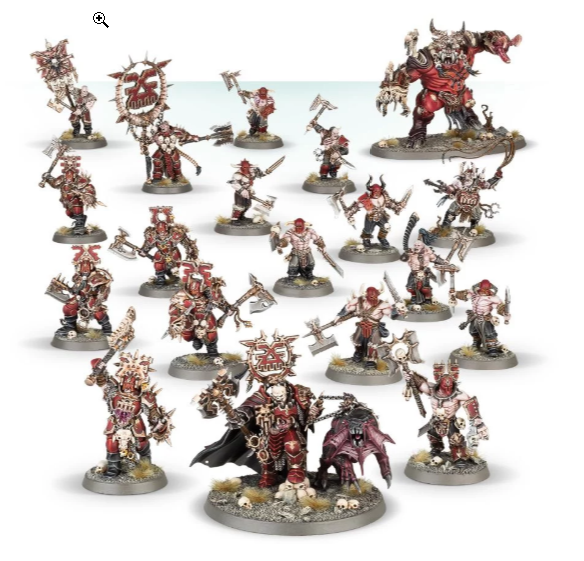 Start Collecting! Khorne Bloodbound Goreblade Warband | Dumpster Cat Games