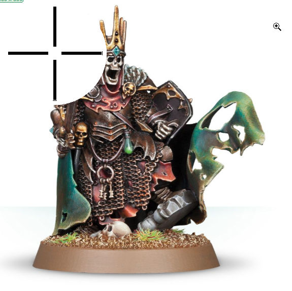 Wight King with Baleful Tomb Blade | Dumpster Cat Games