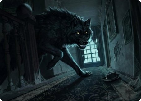 Primal Adversary Art Card [Innistrad: Midnight Hunt Art Series] | Dumpster Cat Games