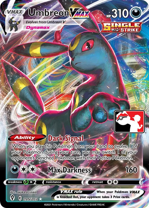 Umbreon VMAX (095/203) [Prize Pack Series One] | Dumpster Cat Games