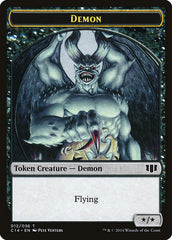 Demon (012/036) // Zombie (016/036) Double-sided Token [Commander 2014 Tokens] | Dumpster Cat Games