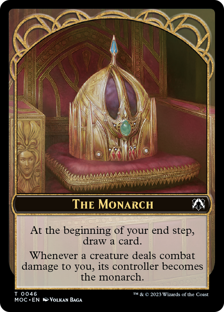 The Monarch // Shapeshifter Double-Sided Token [March of the Machine Commander Tokens] | Dumpster Cat Games