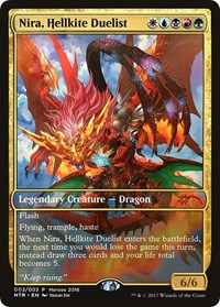 Nira, Hellkite Duelist [Unique and Miscellaneous Promos] | Dumpster Cat Games