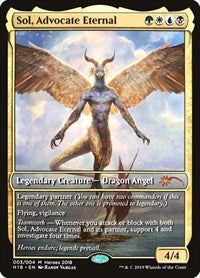 Sol, Advocate Eternal [Unique and Miscellaneous Promos] | Dumpster Cat Games