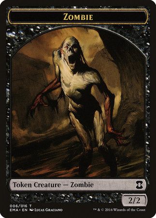 Zombie Token [Eternal Masters Tokens] | Dumpster Cat Games