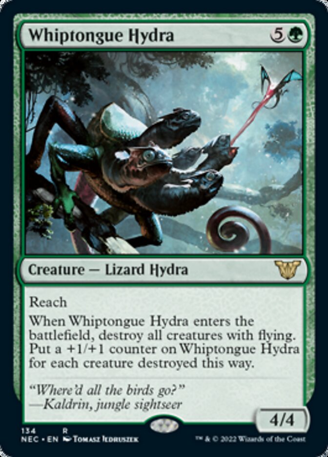 Whiptongue Hydra [Kamigawa: Neon Dynasty Commander] | Dumpster Cat Games