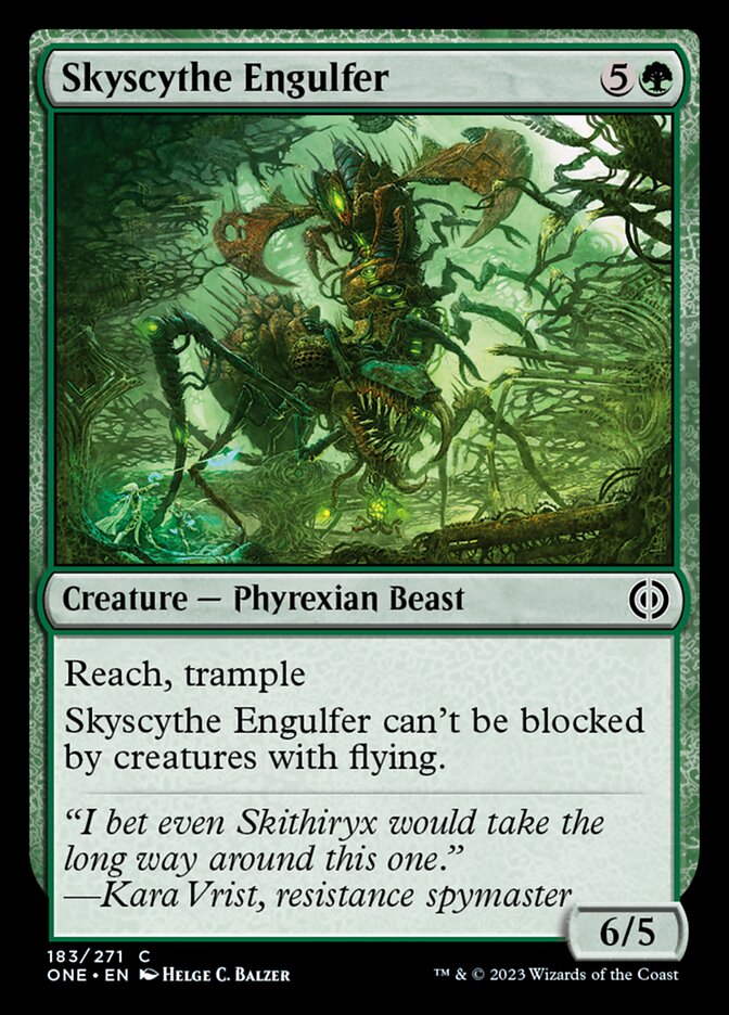 Skyscythe Engulfer [Phyrexia: All Will Be One] | Dumpster Cat Games