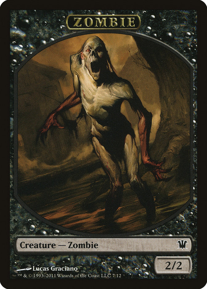 Zombie (7/12) [Innistrad Tokens] | Dumpster Cat Games