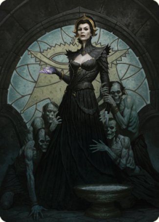 Liliana of the Veil Art Card [Dominaria United Art Series] | Dumpster Cat Games