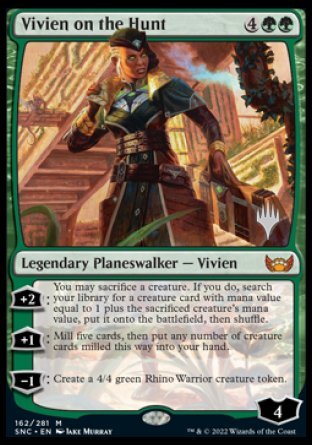 Vivien on the Hunt (Promo Pack) [Streets of New Capenna Promos] | Dumpster Cat Games