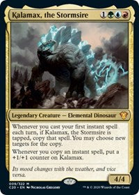 Kalamax, the Stormsire (Commander 2020) [Oversize Cards] | Dumpster Cat Games