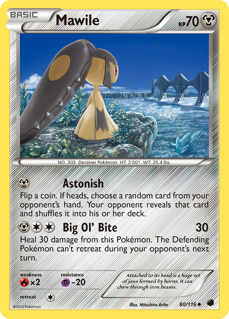 Mawile (80/116) [Black & White: Plasma Freeze] | Dumpster Cat Games