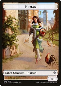 Human Double-sided Token (Challenger 2020) [Unique and Miscellaneous Promos] | Dumpster Cat Games