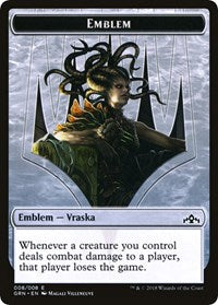 Vraska Emblem // Human Double-sided Token (Challenger 2020) [Unique and Miscellaneous Promos] | Dumpster Cat Games