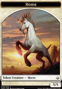 Horse // Zombie Double-sided Token [Hour of Devastation Tokens] | Dumpster Cat Games