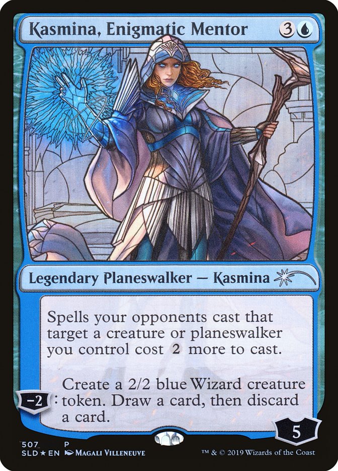 Kasmina, Enigmatic Mentor (Stained Glass) [Secret Lair Drop Promos] | Dumpster Cat Games