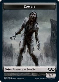 Zombie Token [Core Set 2021] | Dumpster Cat Games