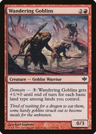 Wandering Goblins [Conflux] | Dumpster Cat Games