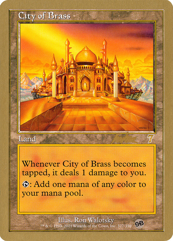 City of Brass (Brian Kibler) (SB) [World Championship Decks 2002] | Dumpster Cat Games