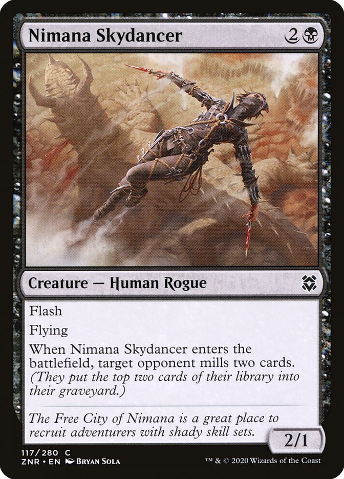 Nimana Skydancer [Zendikar Rising] | Dumpster Cat Games