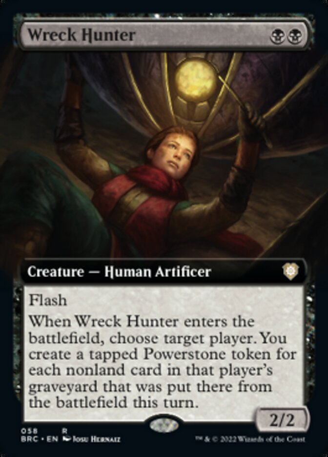 Wreck Hunter (Extended Art) [The Brothers' War Commander] | Dumpster Cat Games