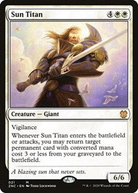 Sun Titan [Zendikar Rising Commander] | Dumpster Cat Games