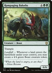 Rampaging Baloths [Zendikar Rising Commander] | Dumpster Cat Games