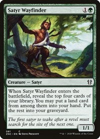 Satyr Wayfinder [Zendikar Rising Commander] | Dumpster Cat Games