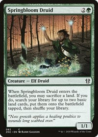 Springbloom Druid [Zendikar Rising Commander] | Dumpster Cat Games