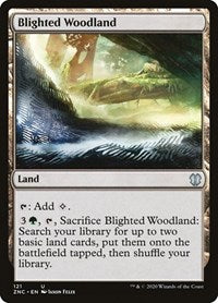 Blighted Woodland [Zendikar Rising Commander] | Dumpster Cat Games