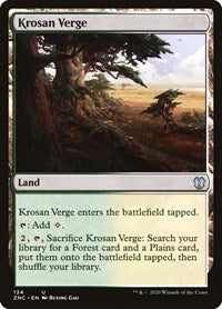 Krosan Verge [Zendikar Rising Commander] | Dumpster Cat Games