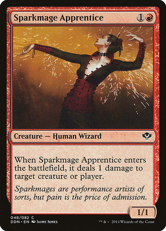 Sparkmage Apprentice [Duel Decks: Speed vs. Cunning] | Dumpster Cat Games