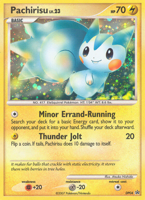 Pachirisu (DP04) [Diamond & Pearl: Black Star Promos] | Dumpster Cat Games