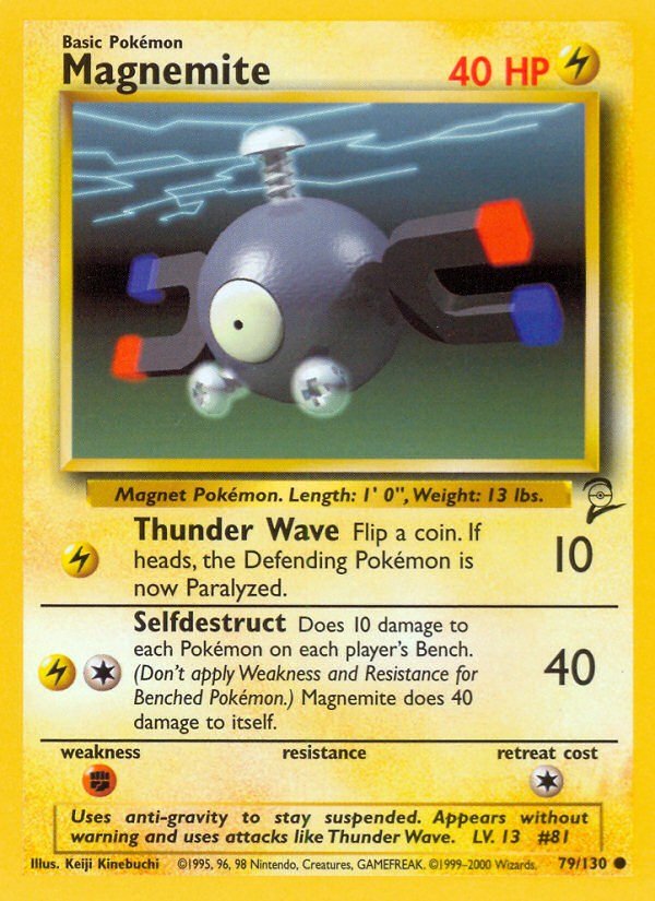 Magnemite (79/130) [Base Set 2] | Dumpster Cat Games