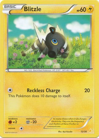 Blitzle (12/30) [XY: Trainer Kit 3 - Pikachu Libre] | Dumpster Cat Games