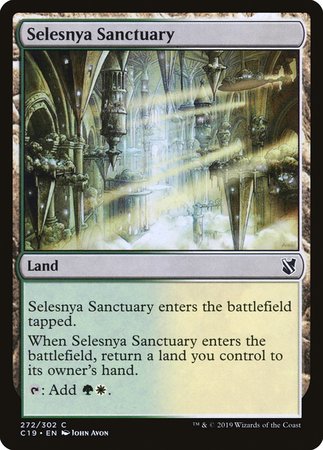 Selesnya Sanctuary [Commander 2019] | Dumpster Cat Games