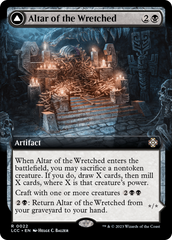 Altar of the Wretched // Wretched Bonemass (Extended Art) [The Lost Caverns of Ixalan Commander] | Dumpster Cat Games