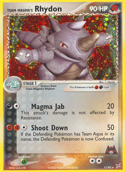 Team Magma's Rhydon (11/95) [EX: Team Magma vs Team Aqua] | Dumpster Cat Games