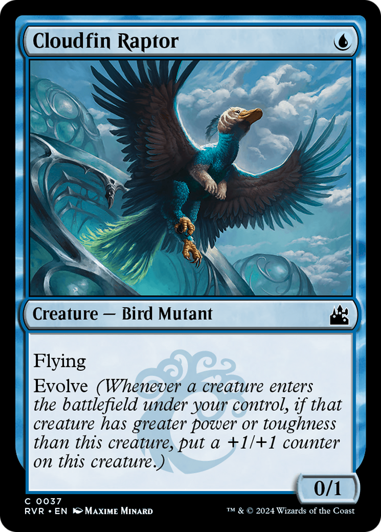 Cloudfin Raptor [Ravnica Remastered] | Dumpster Cat Games