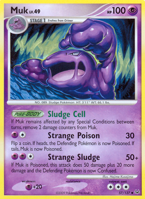 Muk (57/127) [Platinum: Base Set] | Dumpster Cat Games